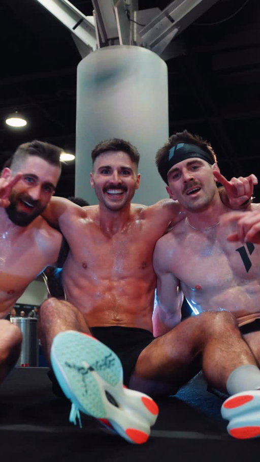 An epic battle right to the finish with these three pros tonight ⚡️
🥇 Jack Driscoll — 55:23
🥈 Ryan Douglas — 56:17
🥉 Dawson Miller — 56:27

AND with the top 7 all going sub-60, spectators’ heart rates were racing right alongside the athletes’!