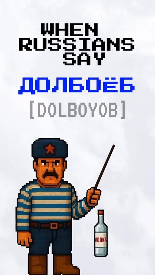 TikTok : russian man.
