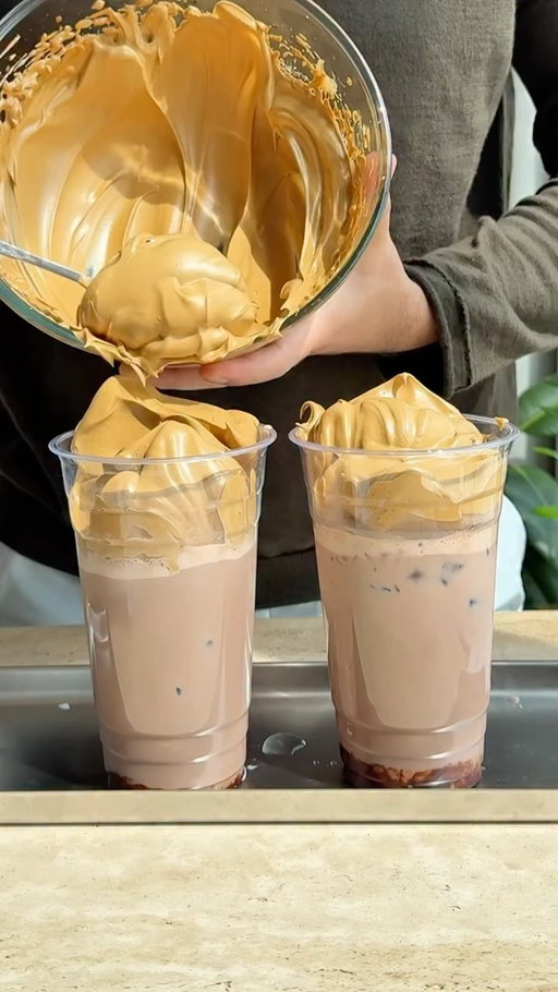 You should try this coffee combo chocolate + coffee
Fluffy coffee with chocolate milk
Ingredients
Instant Coffee 3 tablespoons
Sugar 3 tablespoons
Hot water 6 tablespoons
Mix well for 2-3 minutes
Chocolate syrup
Milk of choice
Ice cubes
Makes 3 servings
Would you try this?
#instantcoffee #coffeebro #coffeeoftheday