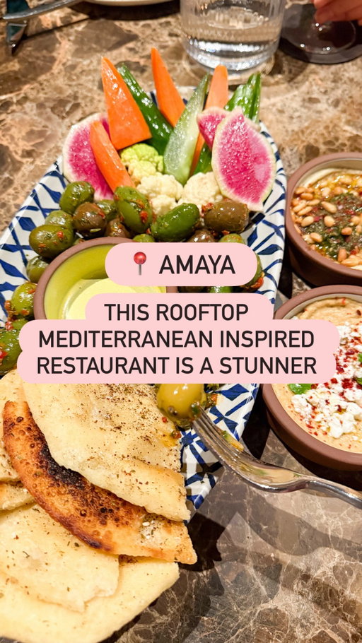 🪴 New New 🪴 Mediterranean-inspired restaurant and bar is a stunner!

@amayaatx is absolutely gorgeous with 12th floor views of Rainey Street and all the Mediterranean vibes! I still can’t believe how much has changed on Rainey Street over the years especially with all the luxury condos and apartments, but I am thankful and excited for the amazing restaurants opening over there, like Amaya!

We enjoyed and recommend:
🍹 La Cura del Sol - this mezcal gal was happy 
🍸 Ancho Del Mar - super smooth 
🐠 Cured hamachi - loved the oranges with the hamachi
🥔 Papas Bravas - crispy potatoes of my dreams 
🥕 Mezze Platter - insanely addictive 
🐟 Whole Branzino - best preparation ever
🍌 Loukoumades - fried “donuts” with banana and St Germaine Caramel 👌🏽

Thanks for hosting us, Amaya! I can’t wait to come back with my hubs!
-
#austintx #atxfood #austineats Mediterranean restaurant, now open, Rainey Street, rooftop