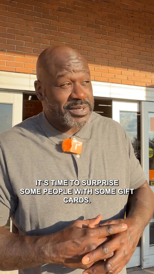 @Shaq helped us bring joy to some customers this holiday season 🧡 Here’s to spreading cheer in a big way (literally).