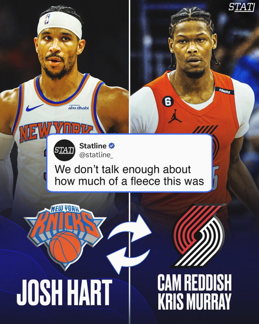 Josh Hart has really turned into one of the best role players in the NBA since joining the Knicks 👏