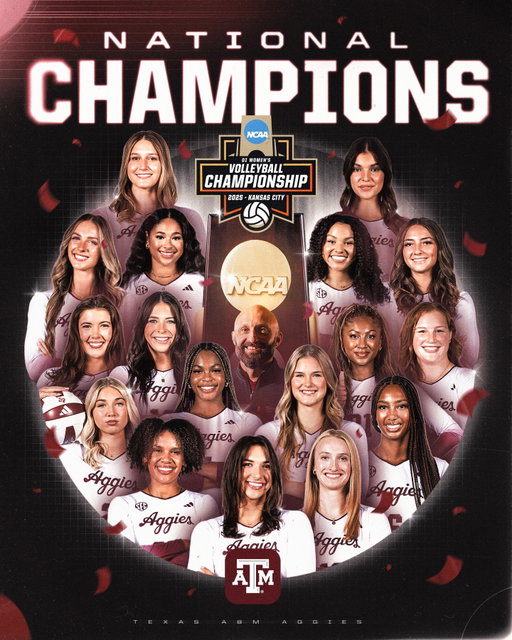 FOR THE FIRST TIME IN PROGRAM HISTORY, THE AGGIES ARE NATIONAL CHAMPIONS 👍

(3) @aggievolleyball sweeps (1) Kentucky to bring home their first title!

#NCAAWVB