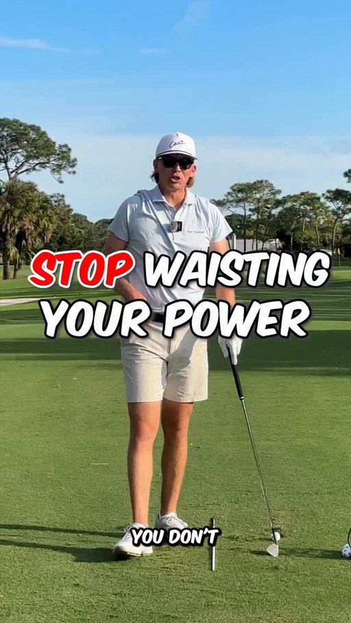 You’re losing a lot of power in your golf swing (Here’s why ⬇️)
 
 
 
Most of the amateurs I see, stop the turn in the backswing and attempt to finish their backswing by lifting their arms. 
 
The only way to reach your potential in distance is if you get a proper shoulder turn. That is coiled all the way up to the top without any extra arm movement. Lifting your arms is a waste of energy and will likely cause problems in your golf swing rather than help.

 
Try this connection drill! ⬇️ 

Same drill that you see Tiger, and many other tour players do on a daily basis.

Start by grabbing a headcover or glove and placing it underneath your trail arm.
 

Throughout the whole swing you’re going to keep it tucked underneath your right armpit

If you lift your arms in any way (swinging over the top or getting across the line), the headcover will fall out of your armpit.
 
 
Not only does it help your backswing. It will also help you in the downswing and through the ball.
 

Speaking of backswings, you’ll notice there are a ton of different looks that you see out on tour but there is a position every tour player gets to in their swing. 
 
Which is right before impact (P6 or “the slot”). The club shaft is parallel to the ground and the clubhead (ideally) is covering your hands when you look from down the line.

Again, this can be achieved by using your headcover or glove as well.

In the downswing, keep the pressure on the headcover, maintain that connection with your trail arm & your body. 

From the “slot” position, all you need to focus on is rotating hard through the golf ball. 
 
For this drill, I actually use this for the follow through in my golf swing. 
 
 
If I stop my body and get disconnected through the ball, my hands flip over and I get a nasty hook going. With this drill it’s nice cause I get immediate feedback right away (the headcover falling out). 
 
 
Give it a shot! 🔥