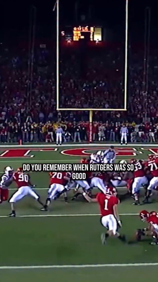 They were once a top team in the country 

The story of 2006 Rutgers 

#football #cfb #collegefootball