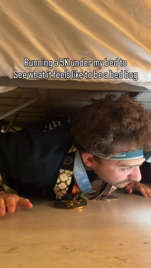 I really wanna understand what it feels like to be a bedbug #running #runner #comedy #humor #runninghumor