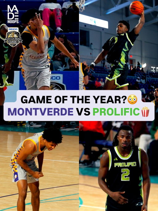 Two of the top HS teams in the country @mvabasketball and @prolificprepcrew faced off at City of Palms today and it went down to the WIRE!😳

Montverde came out on top with a 78-73 victory🔥
