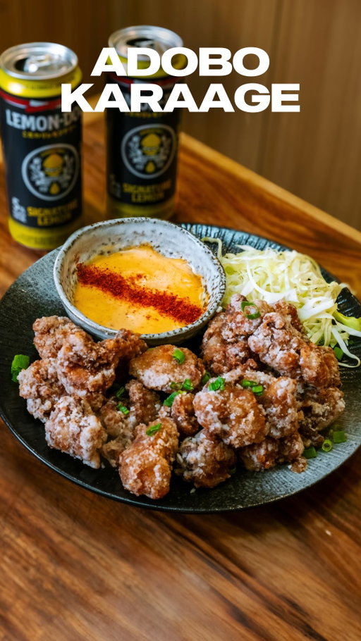Chicken adobo… but make it crispy karaage. 🔥

I’ve been wanting to try a Japanese-style twist on this
classic Filipino dish. There’s something about that crunchy, savory chicken that pairs so well with the citrusy kick of Lemon-Dou. The drink cuts through the richness of the karaage in all the right ways.

Since my friends were coming over, I made a small
Japanese-Filipino spread: salmon sisig, udon palabok,
with the karaage right in the center. Good bites, good
drinks, good company. Made better with Lemon-Dou. 🍋

#MasterALemonDou #LemonDouPH #DrinkResponsibly
#Ad

Drink Responsibly. Strictly for ages 18 and above.
ASC Ref. Code C0079P121625L