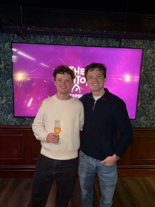 My traitor twin 😂

Had a great time at @thetraitorslive yesterday. You can’t trust anyone when you enter the round table… not even family 🧐