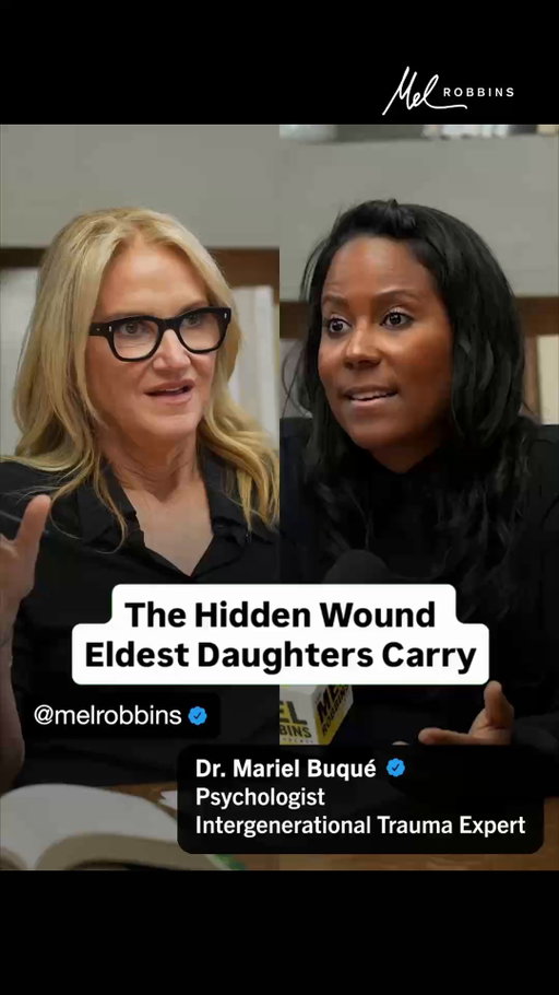 If you’re an eldest daughter, you need to hear this. 

If you’ve always felt responsible for everyone else, there’s a reason - and it’s not because you’re “too much” or “too sensitive.”

Comment ‘Heal’ and I’ll DM you a link to the full episode!

According to Columbia-trained psychologist and intergenerational trauma expert, Dr. Mariel Buqué, many eldest daughters are pushed into adult roles too early. 

Caring for siblings. Managing emotions. Holding everything together.

That kind of pressure doesn’t just disappear when you get older.

It often shows up as an adult who has a hard time asking for help, feels guilty letting others take care of her, or automatically takes charge in relationships and at work - even when she’s exhausted.

In today’s episode of @themelrobbinspodcast, Dr. Buqué explains why so many eldest daughters carry this responsibility - and how it can finally start to ease.

That’s why this episode is so eye-opening.

This conversation with @dr.marielbuque is an invitation to stop absorbing everyone else’s stress, see your family with clearer eyes, and protect your peace.

There are relationships that are worth healing, but it can be really hard to do that when you don’t know where to start.

This episode will show you where to begin.

🎧 “You’ll Never See Your Family the Same After This Episode.”

Listen now on Apple Podcasts or Spotify - search “The Mel Robbins Podcast Family Stress.”