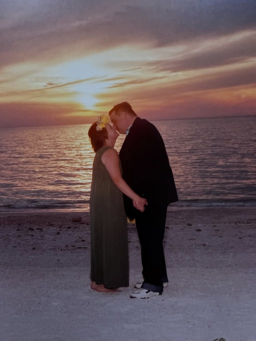 Today would have been our 25th wedding anniversary.

For those of you who don’t know, my husband passed away just shy of our 14th anniversary at the age of 54. The last seven years of his life were hard.  On him, and on us. In and out of hospitals. An aortic heart valve replacement after being diagnosed with endocarditis. A third knee replacement after one became infected, which meant living with an antibiotic spacer for six months before it could be replaced again. 

A hernia surgery that wouldn’t heal, requiring a wound vac for four months. Colon cancer. And eventually, he passed away from complications of congestive heart failure.

While I wish with everything in me that he were still here, I also know that the quality of his life during those final years wasn’t what it should have been. And I have peace. Because I truly believe I was born to take care of him until his very last breath.

I guess the point of this post is simple: don’t take your partner, your spouse, or your significant other for granted. You never know how long you’ll have them. So give them an extra hug today. And tomorrow. And every day.

Because you can.

Happy Anniversary, honey 🤍