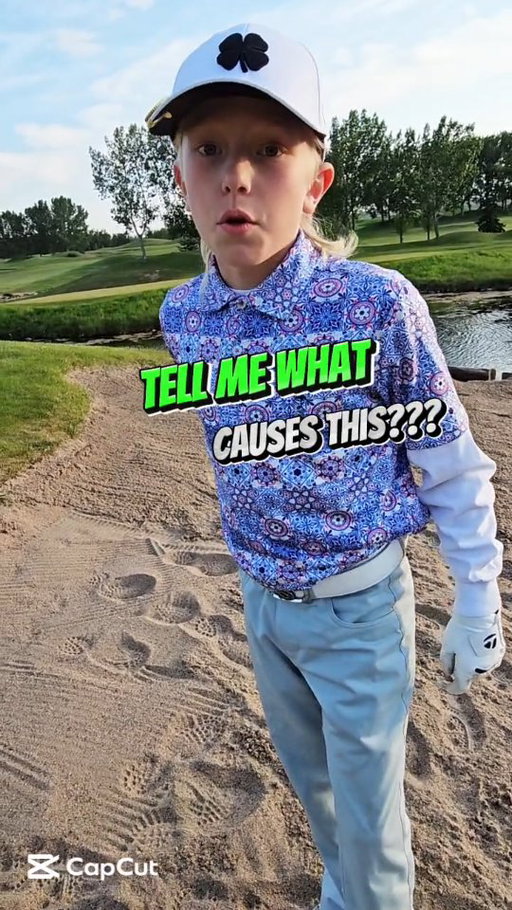 What causes this?  Some things are a mystery.  #golf #juniorgolfer #unexplained #whatisthis #sand