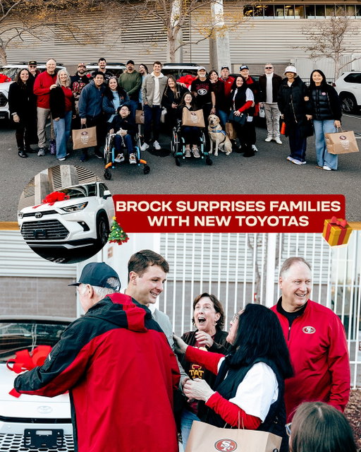 Nothing like a brand new Toyota to kick off Christmas week 🎁

Brock and Toyota partnered up to give families a day full of surprises for the holidays.