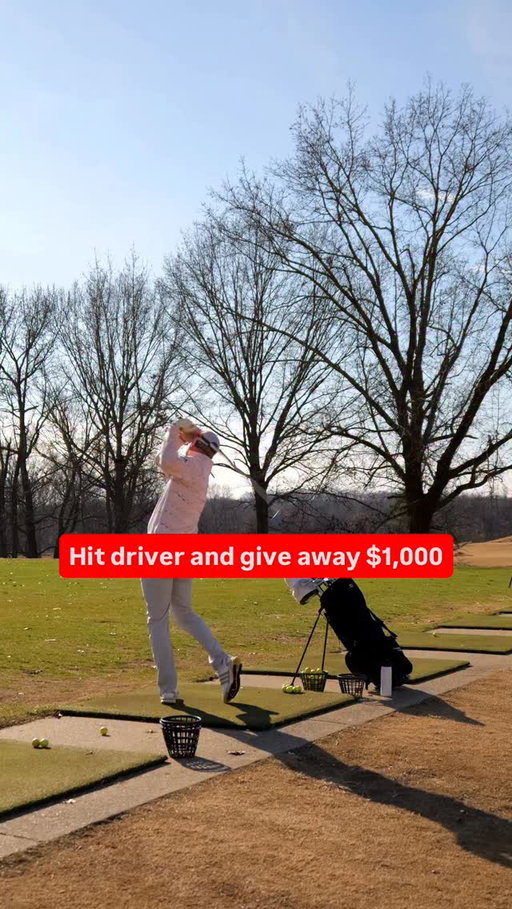 GIVEAWAY! If Jeff can hit his driver over 260 yards in the AIR, everyone who signs up for Waggle Rewards and leaves a comment has a chance to win $1,000!

To enter:
- Watch Jeff smoke his driver
- Sign up for @getyourwaggleon rewards (in our LinkTree)
- Leave a comment tagging a friend and telling them how far YOU would hit this shot