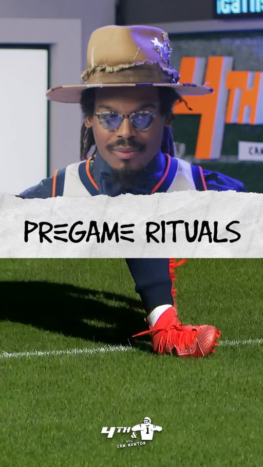 @cam breaks down his pregame routine… and why it was never about superstition