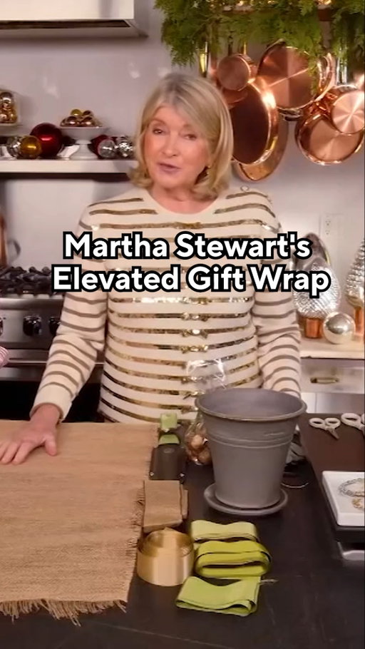 Level up your gift wrapping game & learn how to gift give the @marthastewart48's way 🎁✨ Tap the 🔗 on @qvchsnplus' bio to stream "Martha Holidays - Celebrating Christmas" for FREE!