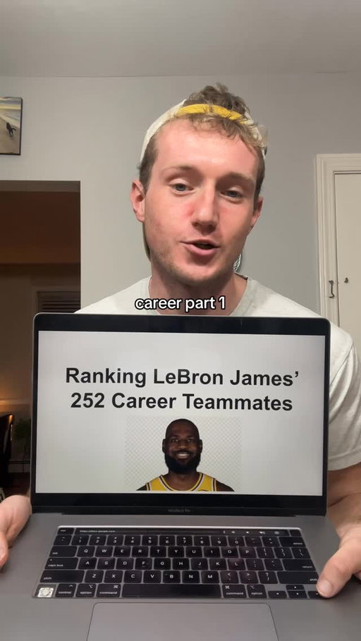 actually insane LeBron’s played with this many guys 😭 #reels #Lebron #nba