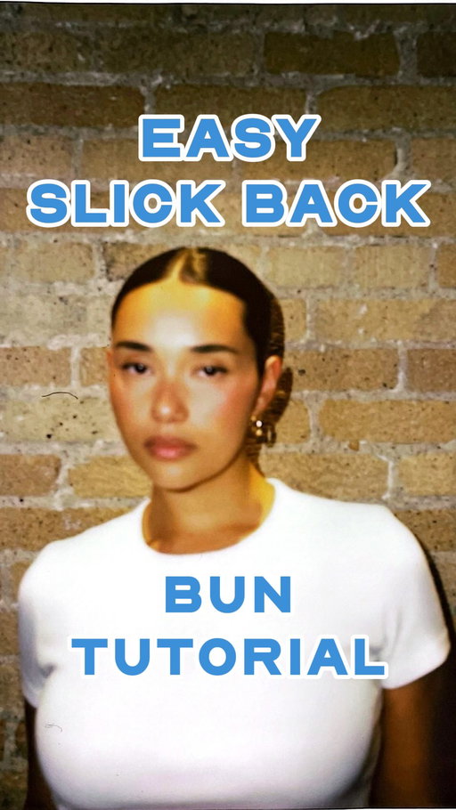Easy slick back bun tutorial for any holiday party this season💙

All products included in the Classic Styling kit + bonus product The Gel!