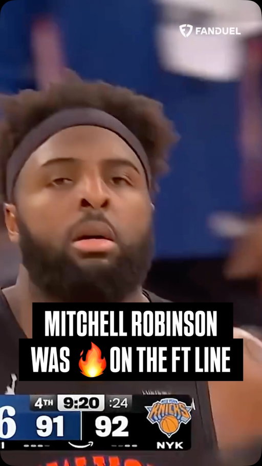 Mitchell Robinson’s hard work is paying off at the free throw line