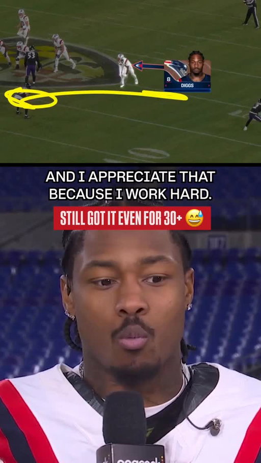 Stefon Diggs has the show and tell mindset and Drake Maye is here for it.