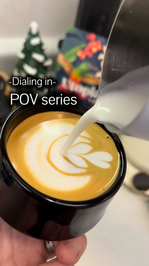 POV-ASMR dialing in new beans! ☕️📝🧮

I got my new bag from my @tradecoffeeco subscription, and I thought of sharing with you from my point of view how I dial in new beans, a medium roast this time from @utopiancoffee, and I got it ready to my taste preferences in 3 shots! Using La Seine X from @maxims_coffee, it was really a breeze by grinding and brewing by weight, I feel like in a real cafe and I really enjoy it! 💪🏼

Variable mode (as a numbers and graphs enthusiast, I love seeing the pressure and flow curves in real time), flat 7-bar profile (gives me better clarity lately), ratio of 1:2 (medium roast) at 93°C (medium roast) and preinfusion of 12ml in 4s (medium-length preinfusion for a medium roast):
1️⃣st shot at size 20, 17.8g-in 36.8g-out in 41+4s (almost balanced, bit bitter aftertaste).
2️⃣nd shot at size 23, 17.9g-in 36.6g-out in 29+4s (better balanced, tiny bitter aftertaste).
3️⃣rd shot at size 24, 18.0g-in 36.8g-out in 17+4s (fully balanced, bright notes show up now, no bitterness).
*️⃣ Maybe a 4th one by slightly grinding finer but keeping the number 24 on screen, given it’s a stepless grinder, would work as well, but was balanced already.

Try a first bag from Trade at 50% off and free shipping through the link in my bio, and after that, if you like it, I’d recommend a 6-bag subscription where you can select the 5 following coffees (first one is an automatic selection from Trade based on your preferences) and adapt the shipping dates to your needs! No one is paying me so this is purely my recommendation since it’s really affordable and freshly roasted coffee! Give it a try!

Other details:
• Espresso glasses and porcelain cortado cup from @kruveinc
• Gravity distributor and latte art pitcher from @normcorewares
• Impact tamper from @ikape_espresso @ikape_products 
• Coffee subscription (best price and many roasters to try) from @tradecoffeeco, enjoying this time the India Pearl Mountain Estate, washed medium roast, from @utopiancoffee.

PS. I hope you like this full ASMR format as I was asked in a past video, and let me know what format you prefer most so I can try different ones! 🫶🏼

#coffee #cafe #coffeetime #fyp foryou