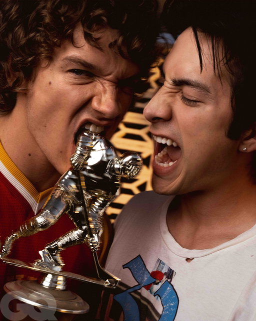 Like their onscreen alter egos, @connorstorrieofficial and @hudsonwilliamsofficial also share a secret: They are the only two people in the world right now who understands what the other is going through. “They’re living through a thing right now that is bananas—absolutely fucking bananas—and they’re handling it with grace, with humor, with generosity,” ‘Heated Rivalry’ show creator Jacob Tierney says. “They adore each other, which is like, thank fucking God.”

Read the full GQ HYPE at the link in bio.

Written by @mickeyrapkin
Photographs by @callumwalkerhutchinson
Grooming for Connor Storrie by @kerrieurban using @oribe
Grooming for Hudson Williams by @by.aikaflores using @oribe
Special thanks to @jamesyardley at @thewallgroup