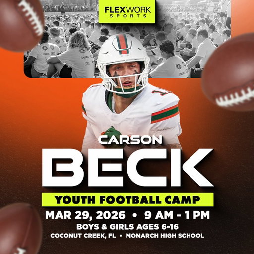 Miami! I am excited to announce my first youth sports camp in Florida with @flexworkmgt! Let’s get ready to have fun and put in work!