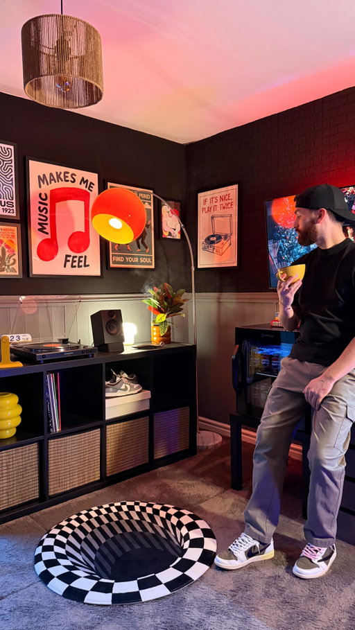 Broke financially, rich aesthetically. 🙂‍↕️ 

Send this to your friend with champagne taste on tap water money. 😂

#brokebuthappy #cozysetup #vinylclub #coffeecorner #cozyvibesonly