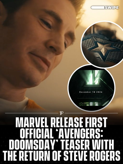 Marvel has officially confirmed that Chris Evans is returning as Steve Rogers in “Avengers: Doomsday.” In the new teaser, Steve is shown living a quiet life and holding a baby before the screen cuts to the message “Steve Rogers will return in Avengers: Doomsday,” which is set to hit theaters on December 18, 2026.

This is the first time we have seen Steve since “Avengers: Endgame,” where he grew old, retired from fighting, and passed the Captain America shield to Sam Wilson. The teaser does not explain how he is back, so it is not yet clear if this is the same Steve from the main timeline or a variant from elsewhere in the multiverse.

#film #breakingnews #pubity #viral