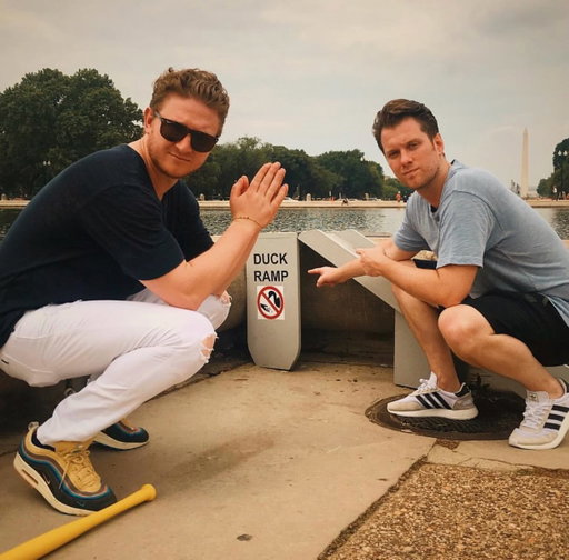 Thanks to everyone who ever listened to @kfcradio, you very literally changed our lives. Think we were a lot of people’s gateway to barstool and that’s a cool legacy to have. Love you all, see you soon. Besos besos.