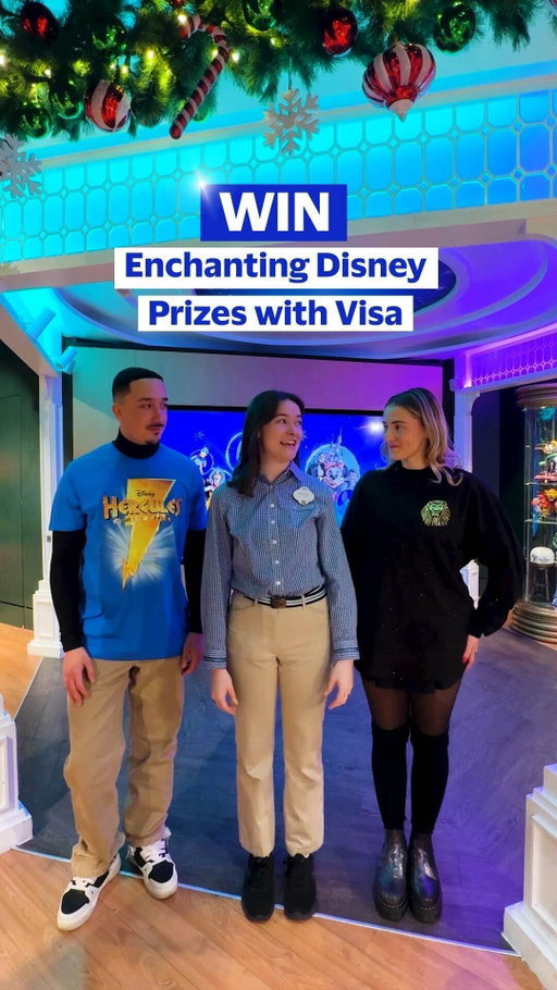 #AD Spark magic with Visa games ✨🎶
A 50-second Disney musical lyric challenge in the store 🏰⏱️and the winner is...🦁🏆

Want in on the magic?
Every £50 you spend online with a registered Visa card between 8 Dec 2025 – 15 Jan 2026 = another chance to win.
You could win:
🎢 A trip to Disneyland® Paris
🎭 Theatre tickets to Disney’s The Lion King or Hercules
🧸 Or one of thousands of Disney Store plushies

Ready to wish upon a (Visa) star? ✨
 Hit the link in bio to register your Visa (just add a few details + link your card so your entries count automatically).
UK. 18+. Enter 8th December 2025. Ends 15th January 2026.
£50 minimum online spend on linked Visa card required. Specific Disney Store plushie subject to availability.
To sign up and for full terms & exclusions, visit visa.co.uk/campaign/sparkmagic