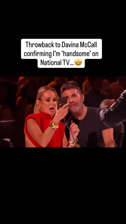 @davinamccall giving me that much needed confidence! 

#magician #handsome #bgt #livetv