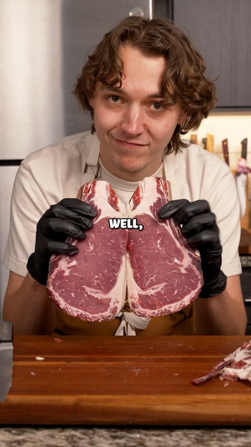 I bought an illegal steak (on purpose). 
-
To be fair, I didn't know butchers weren't allowed to sell un-trimmed dry aged steaks until I tried to buy one. I did some research afterwards, and I'm not even convinced that it is illegal to sell meat like this. Maybe that first butcher just didn't like me 😂. If there's any butchers watching, please let me know your thoughts!