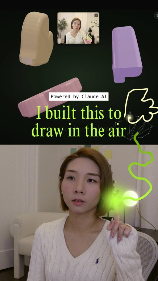 I’ve had this idea in my head for so long - drawing in the air, turning gestures into drawings, then into 3D objects with friends.

What surprised me was how fast the idea went from “this feels impossible” to “wait… this actually works.”

I’m not blocked by code anymore.

Get started with Claude Code on the Max plan: http://clau.de/janustiu 

@claudeai #ClaudePartner