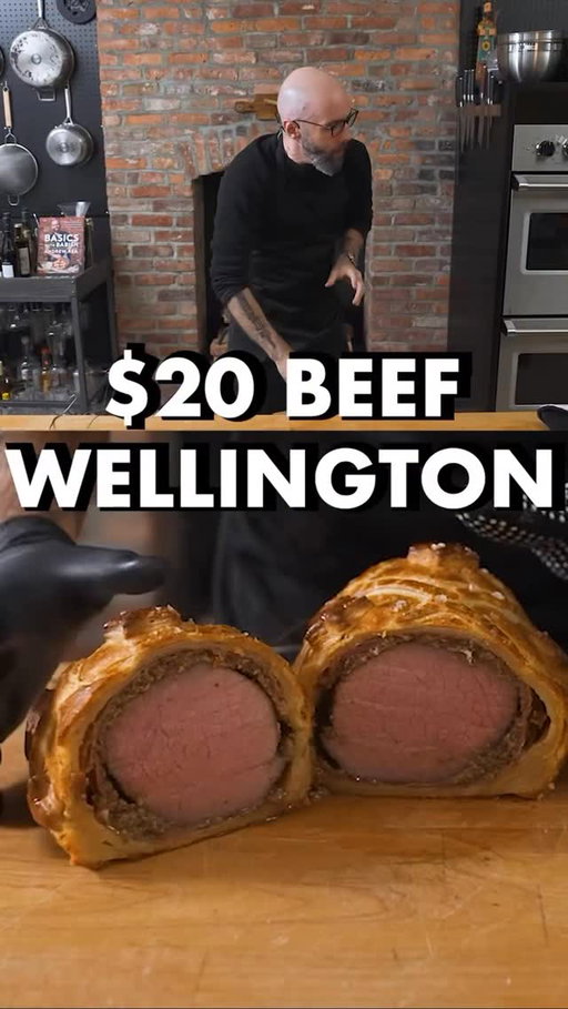 Beef Wellington can be affordable and still fancy. This is the $20 version - full episode on YouTube. Shout out to @challengebutter for helping me elevate yet another dish!