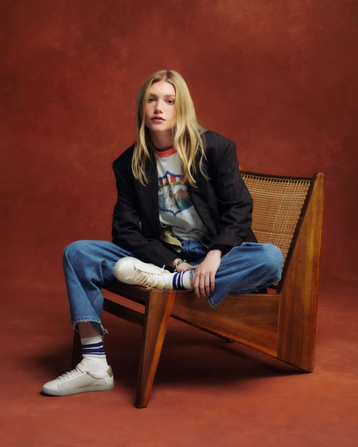 The Low 1 'Sea Sand Ghost' worn by KC. Available now @olivercabell.