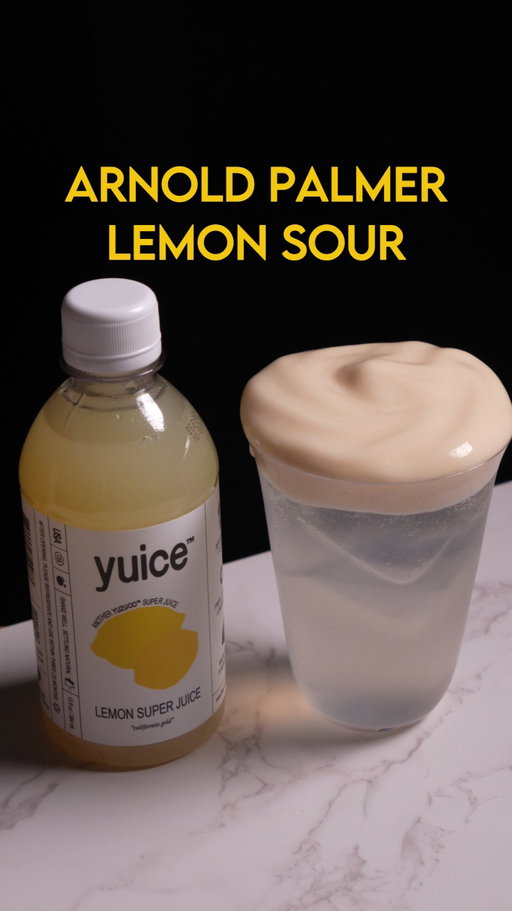 Arnold Palmer Lemon Sour

#AD #YUZUCOpartner

Today we’re making an Arnold Palmer Lemon Sour using @theyuzuco new Lemon Yuice Super Juice.

I’ve been using their super juices for a while now, and the lemon version has been just as great for making cocktails. You get more workable volume than traditional juicing, and the flavor stays consistent, which makes it great for this Earl Grey foam.

YuzuCo’s Yuice super juice is built on an oleo-citrate method that pulls flavor from both the juice and the peel. That means higher yield, longer shelf life, and way more consistency than squeezing fruit by hand. It was designed for busy bars, but it’s just as easy to use at home.

Lemon Sour

2 oz shochu

0.5 oz YuzuCo Lemon Yuice Super Juice

0.25 oz simple syrup

Stir with ice, top with soda water, and finish with the Earl Grey foam.

Earl Grey Foam

150 ml Earl Grey tea

50 ml simple syrup

50 ml YuzuCo Lemon Yuice Super Juice

1 g methyl 50 

0.3 g xanthan

Blend, load into a cream whipper, charge with N2O, and rest for 2 hours before using