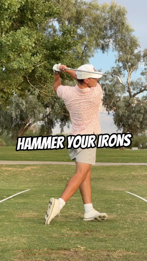 Compression feels. Hammer your irons — let the handle lead and the clubhead lag.

#golf #golftips #compression #hammer