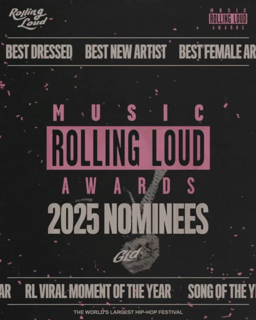 VOTE NOW FOR RL AWARDS 2025 🏆

NOMINATED BY THE FANS!

VOTE NOW FOR A CHANCE TO WIN A FREE TICKET TO ROLLING LOUD 2026 🔥

👉 RollingLoud.com/awards
