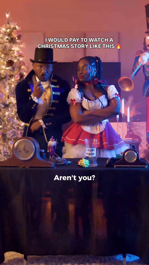 A little bit of this, little bit of that ✨😂 
#ChristmasBvck Film (link in bio) 

Only on Krump, Inc. 

Written by: ​⁠ @mizzk.o 
Cinematographer/Editor: @isaiahshinn 
Sound Recordist/Engineer: Tighteyex 
Male Vocals: Tighteyex 
Female Vocals: ​⁠@mizzk.o

Support the Krump Revival & continuation of our film: $KrumpWorldwide 

Krump - We are the Move.
www.Krumpinc.com
www.Krumpinternational.com
#KrumpRevival #Krump #broadway
