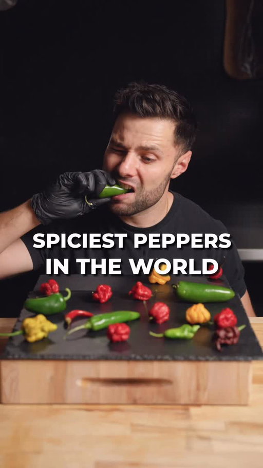 I Tasted the Spiciest Peppers in the World

From classic chilis you can buy at the store, to some of the hottest small batch peppers that MAX out the Scoville scale…. I’m tasting them all! 

Thanks to @endorphinfarms @deathridgespeppers @primospeppers @brentrpepperguy71 for the peppers!

🎥 @sophiagreb @kylekrasker

#hotpeppers #spicy #jalapeno #carolinareaper