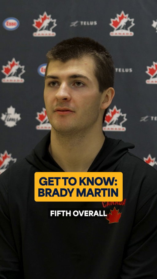 Get to know @brady.martin44! 🚜

Full coverage of the 2026 World Junior Championship begins Friday on NHL Network!
