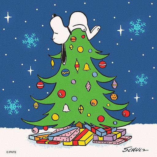 And a beagle in a pair tree! 🎄