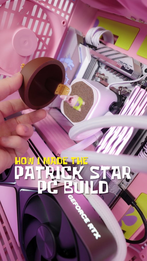 Patrick Star PC build! [Part 2] ⭐

@shapr3d_official + my @bambulab_official X1C helped me bring all the Patrick vibes to the Strawberry Milk HYTE Y70!

And the MSI MAG Coreliquid A13 360 AIO came in clutch - the way that you can pop off the top cover and customize it to be whatever you want is so cool!

Huge thank you to @hytebrand + @msius for providing the parts for this build 🙌

#HYTEupsetup #Spongebob #BlendedGTalks #PCBuild @theblendedgroup