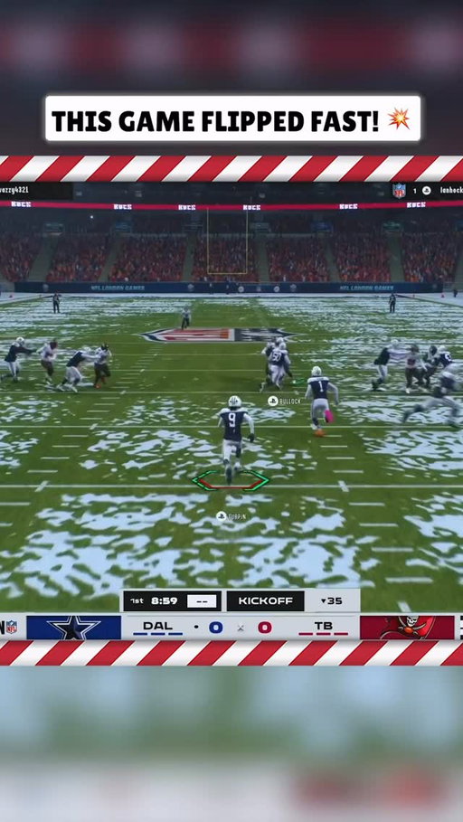 The comeback was real on Day 10! #madden #madden26 #thegoosetv #gaming #12daysofmadden