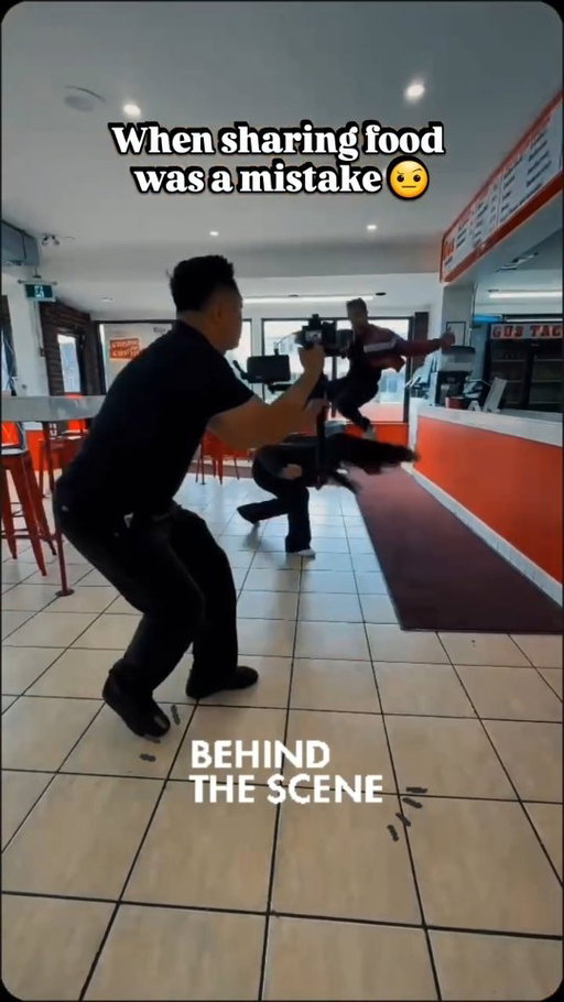 When sharing food was a mistake.
BTS fight choreography over the last bite 🌮💥

Not just tacos...it's @gustacos.to

A fun throwback with great food. Fun action. Awesome people.

🎥 @jamestonproductions
🙎‍♀️ @chantellesiaa

Special Thanks 

@carlos.bm23 
@liamthekidreporter
@merry_pix
@thefrankdefrank 
@tooshaqur
@djopatrey 
@mikisum_ 
@emyyy_07_
@bello_miguel04

#gustacos #behindthescenes #couplefight #actionrehearsal #tkdgirl