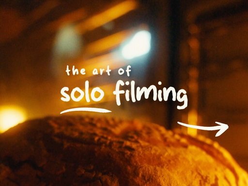 Instantly up your solo filming! Comment “solo” and I’ll send you the workbook, it’s free 😉