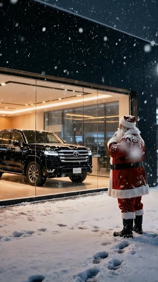 This year, Santa gave himself a present.

Merry Christmas!

*Powered by AI.

#TOYOTA #Christmas #LandCruiser300 #SUV #AI