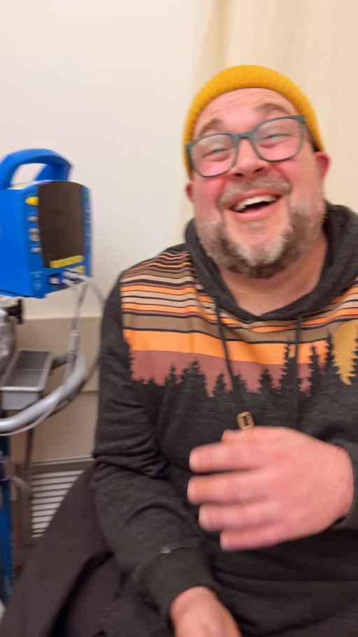 Cancer Christmas but make it comedy. Nothing brings a couple closer together like… whatever this is