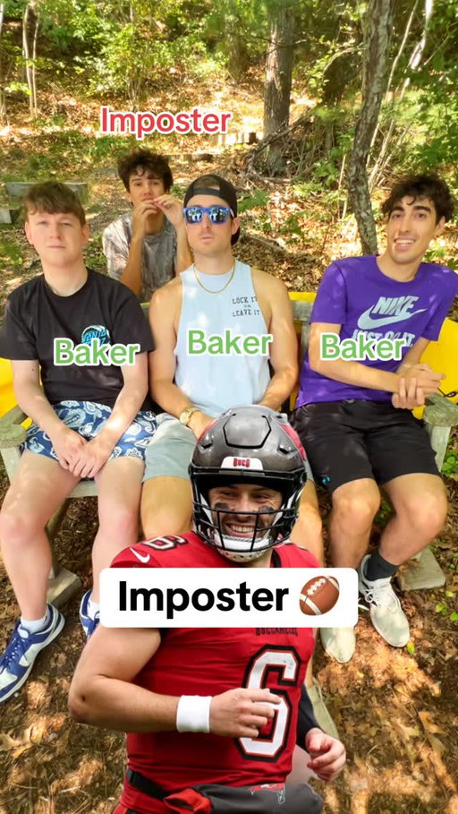 Imposter NFL player 🏈 #nfl #nflfootball #bakermayfield #imposter